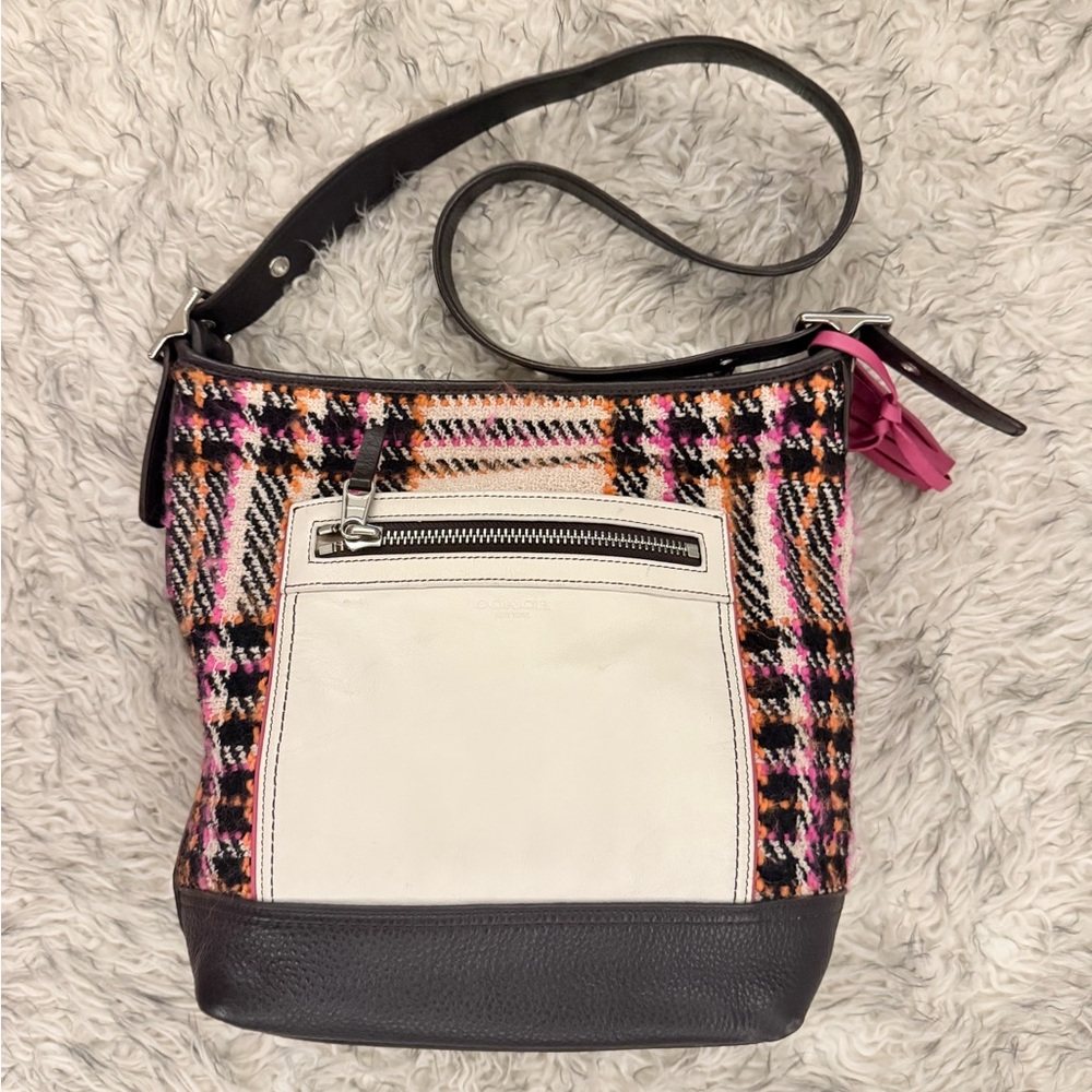 Coach ‘Legacy’ Duffle - Plaid Wool Tweed